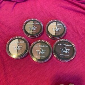 LA Colors Duo Tone Eyeshadow bundle.